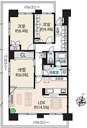 間取図画像 3LDK