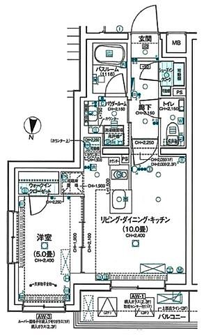 間取り パレステージ練馬III 1階/-