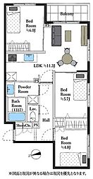 間取図画像 3LDK