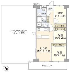 間取図画像 3LDK