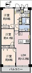 間取図画像 3LDK
