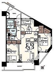 ルピナス蕨 3LDKの間取図画像