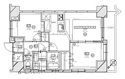 ライオンズプラザ本蓮沼 1SLDKの間取図画像