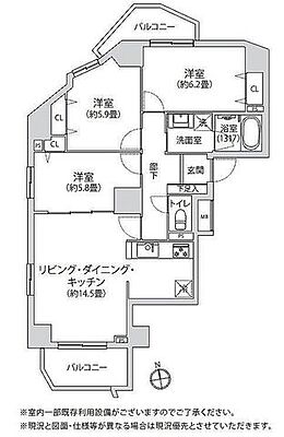間取り シャインノーブル川口リバーパーク 4階/403