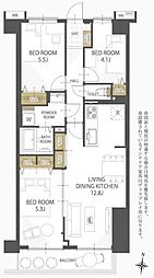 間取図画像 3LDK