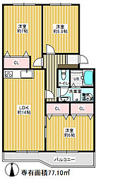 間取図画像 3LDK