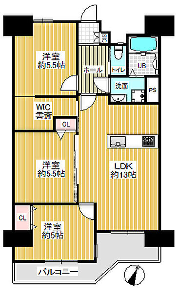間取りを拡大表示
