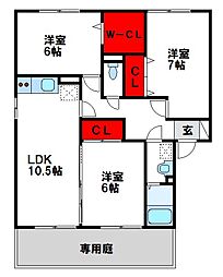 アジェリア　A棟 2階