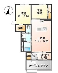サンパールテラス 1階/101