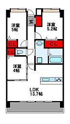 プラトウズ仲原 6階/603