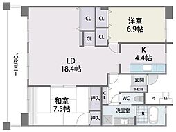 西鉄貝塚線 貝塚駅 徒歩7分 4階/-