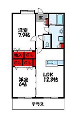物件の間取り