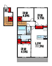 マロンリーヴ 2階