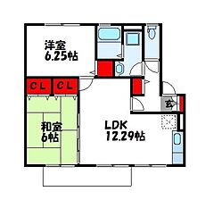 物件の間取り