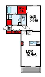 サンフィットハイツ十一号館 2階/203