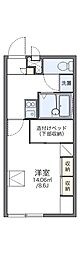 レオパレスサニーコート・エム 1Kの間取図画像