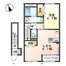 間取図画像 1LDK