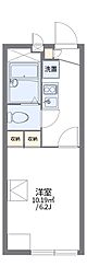 レオパレスDOLPHIN 1Kの間取図画像