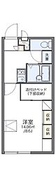 レオパレスアフロディーテ 1Kの間取図画像