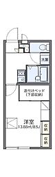 レオパレスディアコート 1Kの間取図画像