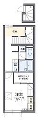 レオパレスカームS 1Kの間取図画像