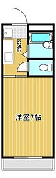 セレーネハイム第27 1Kの間取図画像
