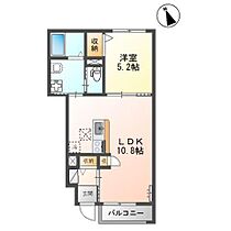 鳥取県米子市新開 6丁目（賃貸アパート1LDK・1階・39.64㎡） その2