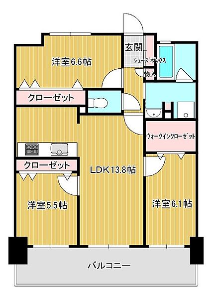 間取りを拡大表示
