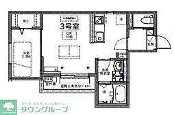 KEIAI RESIDENCE 豊四季 1LDKの間取図画像