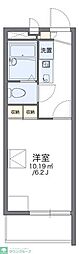 レオパレスオネスティ 1Kの間取図画像