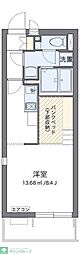 ミランダアイリス ワンルームの間取図画像