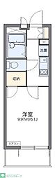 レオパレスエクセルアーク 1Kの間取図画像