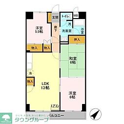 ユナイテッドマンション 3LDKの間取図画像