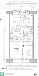 白井ロジュマン 3LDKの間取図画像