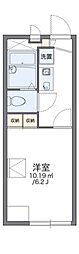 レオパレスふれあい通り 1Kの間取図画像