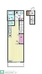 マザーユニックス八千代台西4 1Kの間取図画像