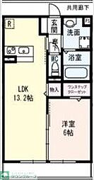 ソフィアST 1LDKの間取図画像