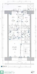 白井ロジュマン 3LDKの間取図画像