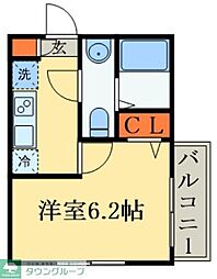 仮称松戸市六実2丁目新築工事 1Kの間取図画像
