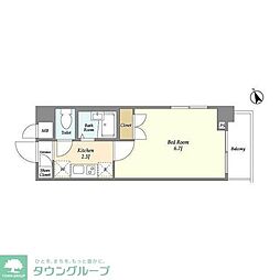 IMPROVE西船橋 1Kの間取図画像