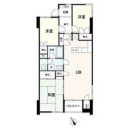 間取図画像 3LDK