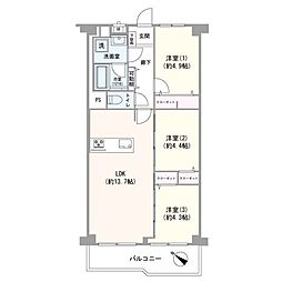 間取図画像 3LDK