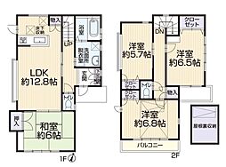 東村山市廻田町1丁目　中古一戸建　〜LDK12.8〜
