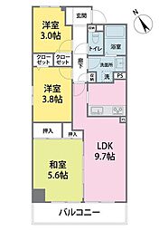 間取図画像 3LDK