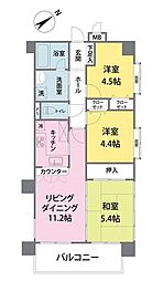 間取図画像 3LDK