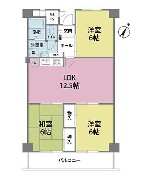 間取りを拡大表示