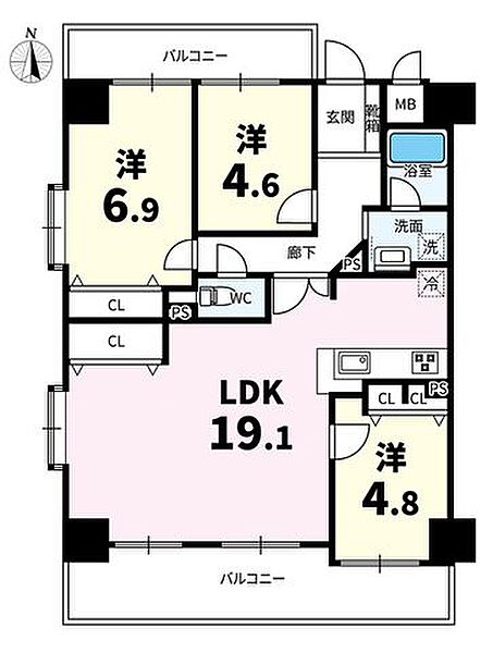 間取りを拡大表示