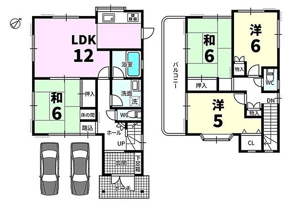 間取りを拡大表示