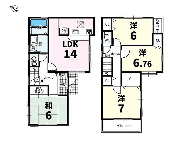 間取りを拡大表示