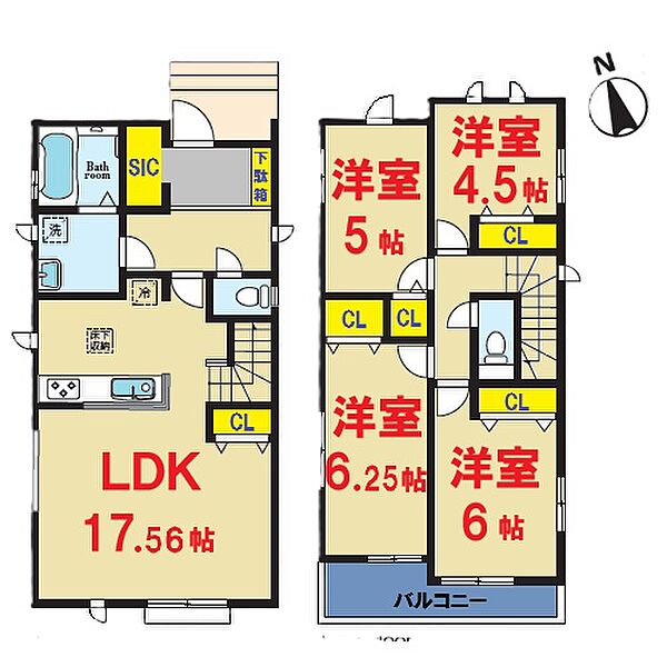 間取りを拡大表示